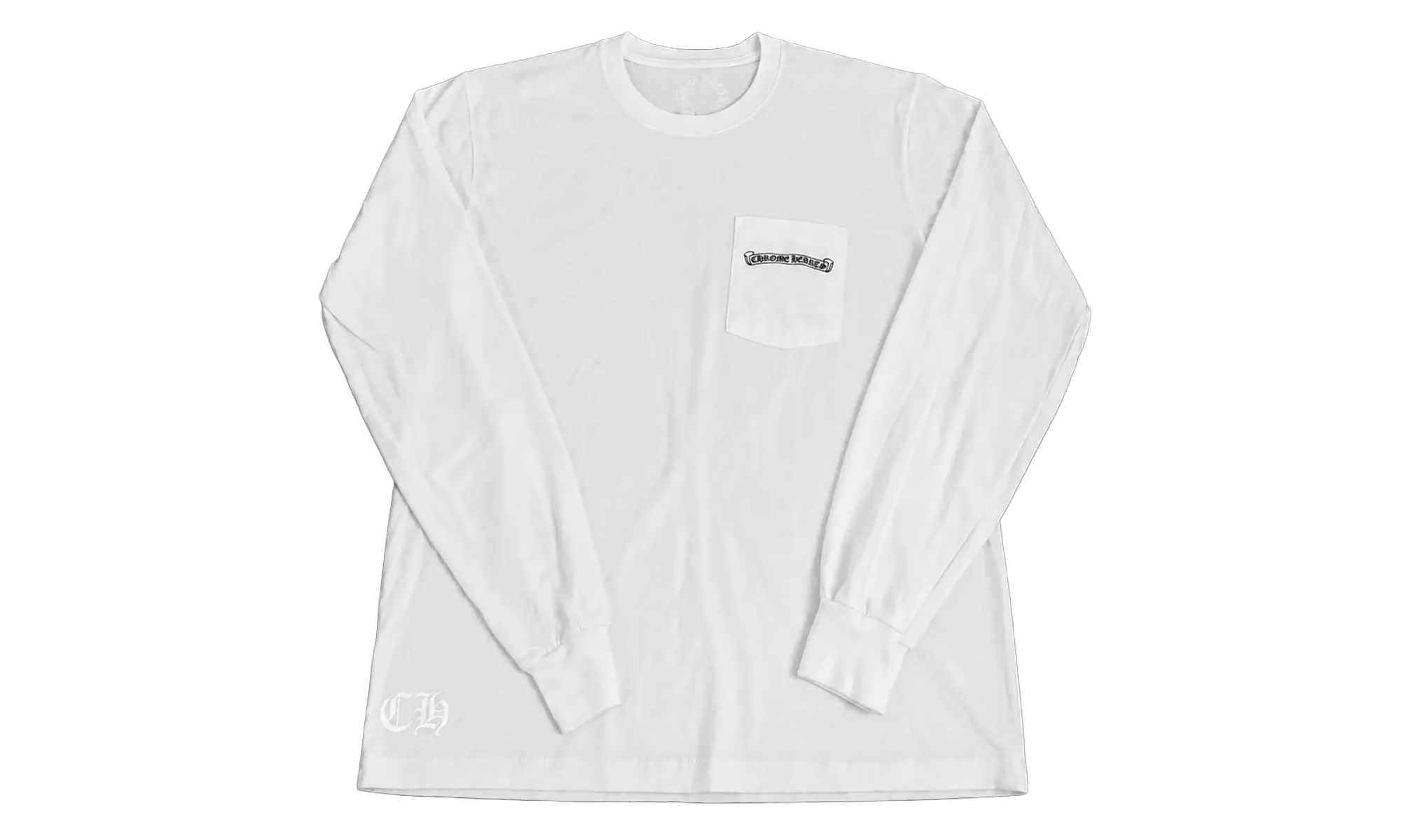 USA Script Logo Long Sleeve T-Shirt Tee "White" CHRM1588