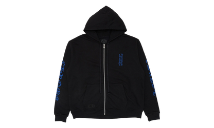 Vertical Logo Zip-Up Hoodie "Black / Blue" CHRM0953