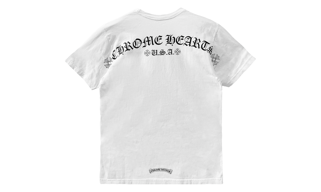 USA Script Short Sleeve Tee "White" CHRM1586