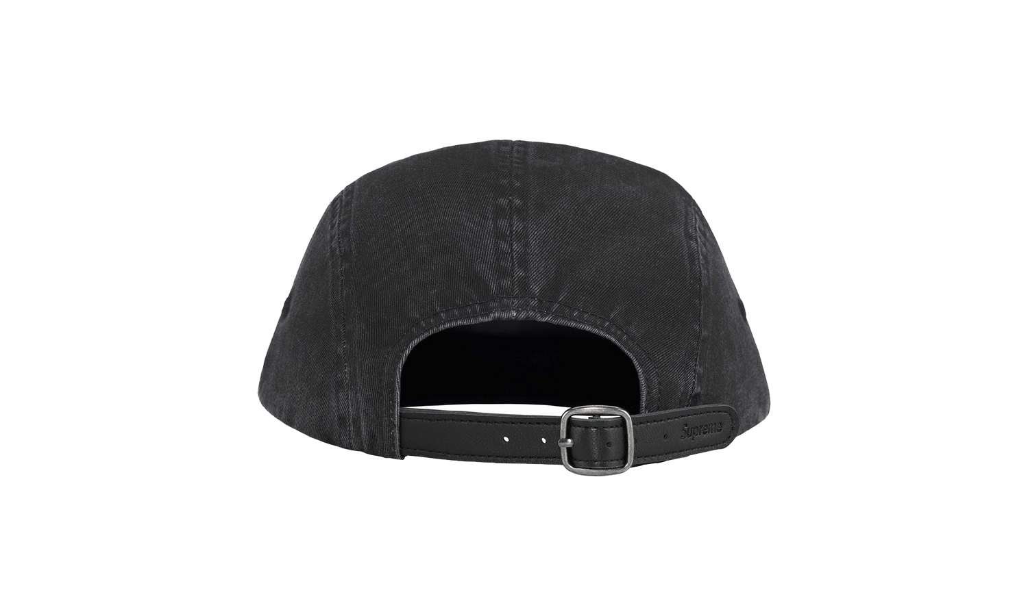 Washed Chino Twill Camp Cap "Black" SU25844