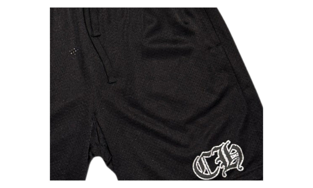 Sports Mesh Varsity Shorts "Black" CHRM1013