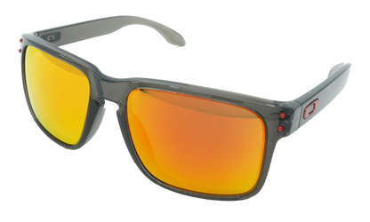 (Global Fit) Holbrook Sunglasses "Grey Smoke / PRIZM Ruby Iridium" OO9244 28
