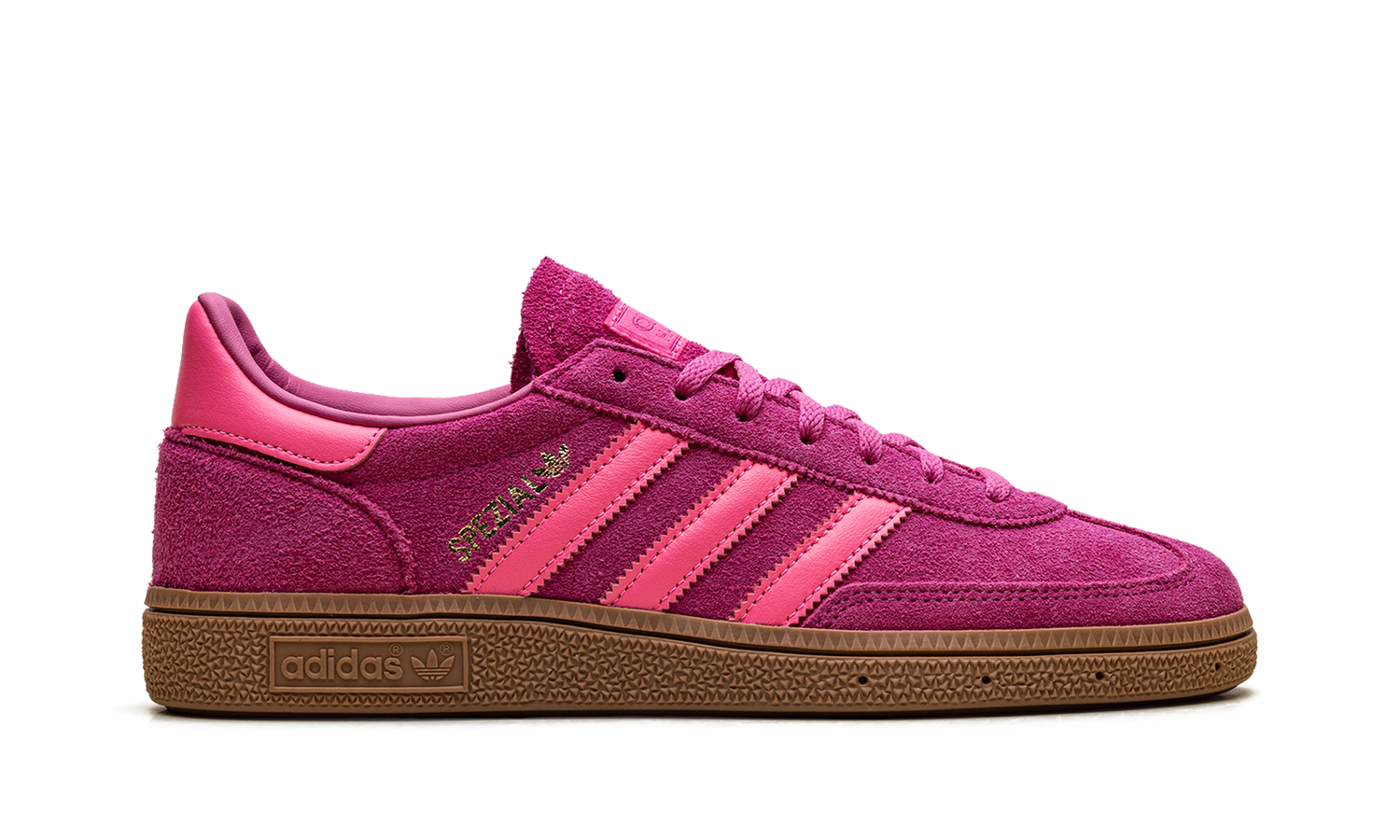 Handball Spezial WMNS "Semi Lucid Fuchsia Lucid Pink Gold Metallic" JQ7262