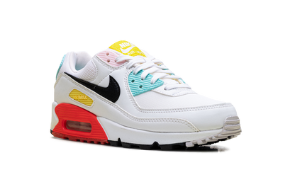 Air Max 90 WMNS "White / Black / Pink Foam / Bright Crimson" FZ3622 100