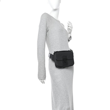 Taurillon Monogram S Lock Sling Bag Black