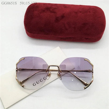GUCCI 0651S Square 60mm Aviator Sunglasses ✨