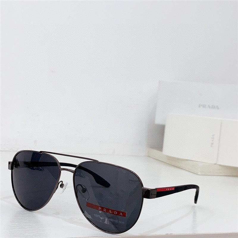 PRADA SPS54T 1AB5Z1 58 Polarized Men's Pilot Sunglasses✨