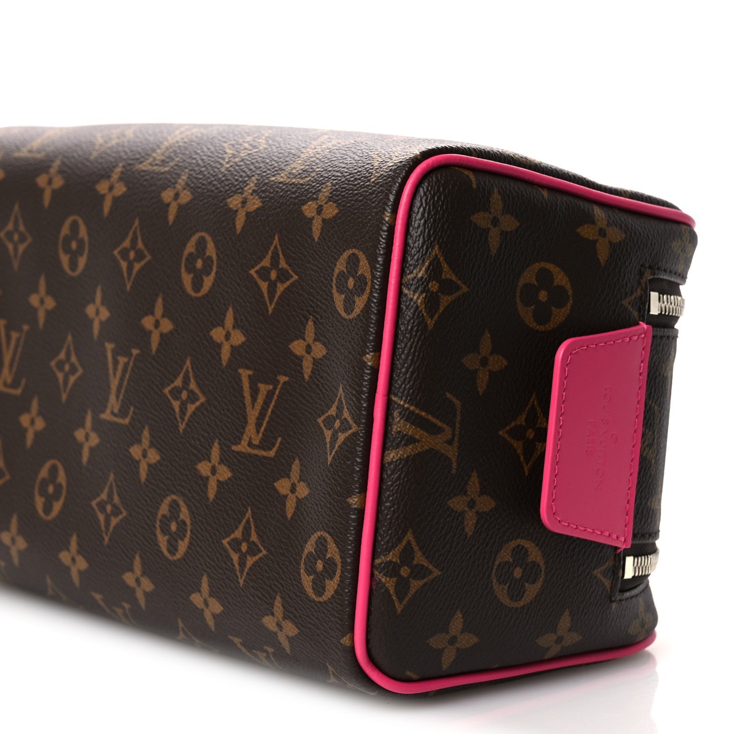 Monogram Macassar Dopp Kit Toilet Pouch Pondichery Pink