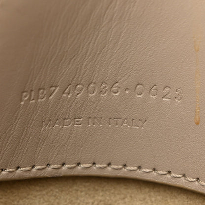 Shiny Calfskin Le 37 Small Bucket Bag Sea Salt