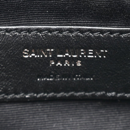 Calfskin Matelasse Monogram Lou Belt Bag Black