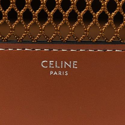 Triomphe Canvas Calfskin Travel Dog Bag Tan