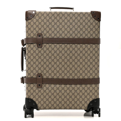 Supreme Monogram Medium Globe-Trotter Suitcase Brown