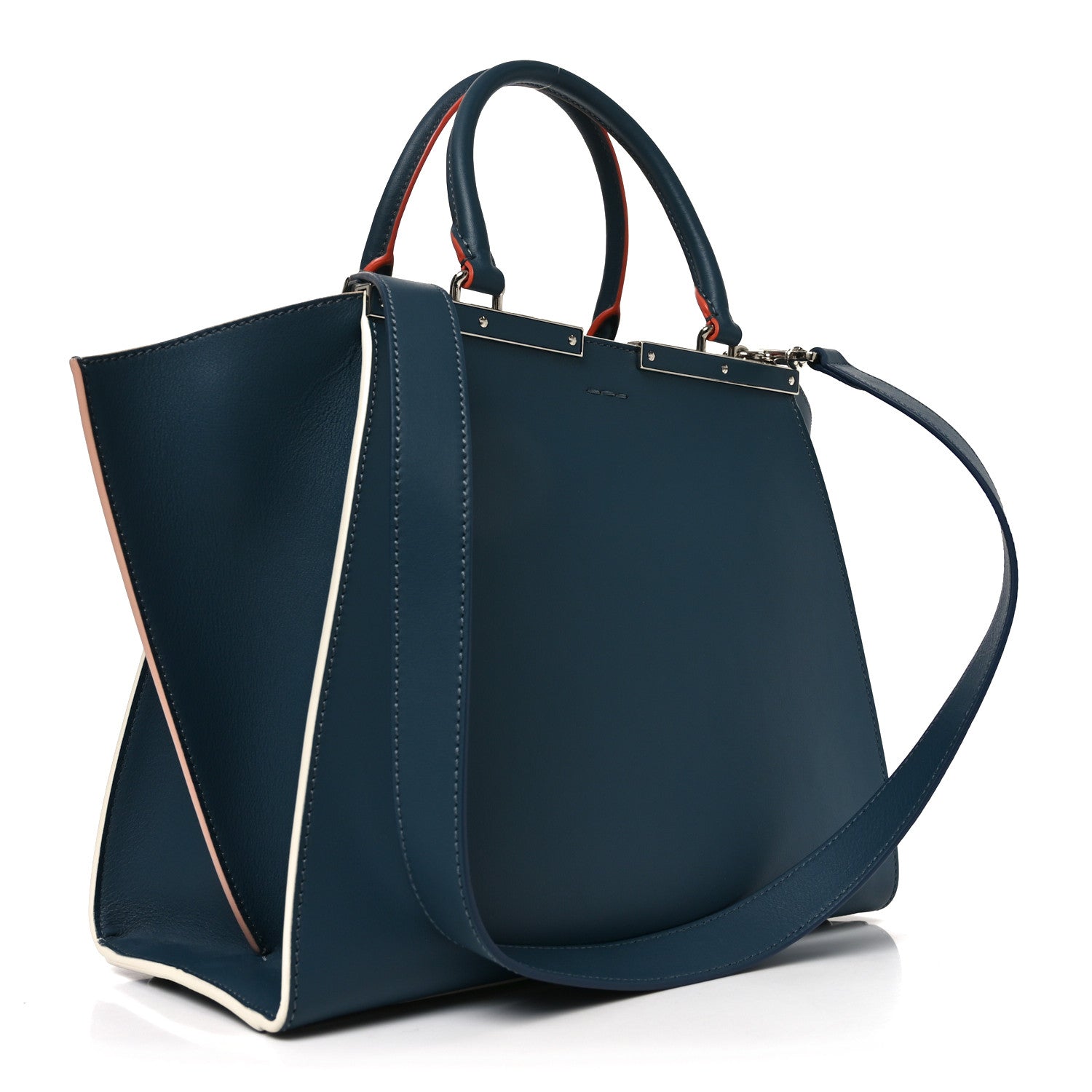 Vitello Dolce Century Petite 3Jours Tote Pavone