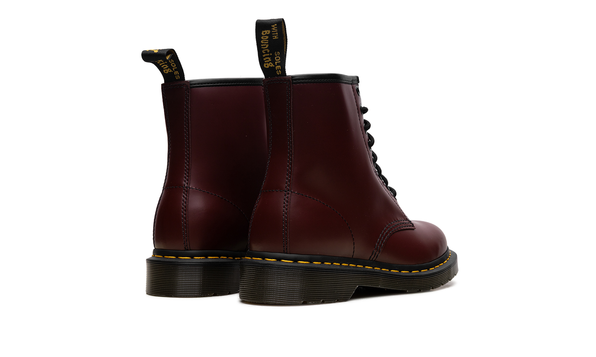 1460 SMOOTH LEATHER LACE UP BOOTS "Cherry Red" 11822600
