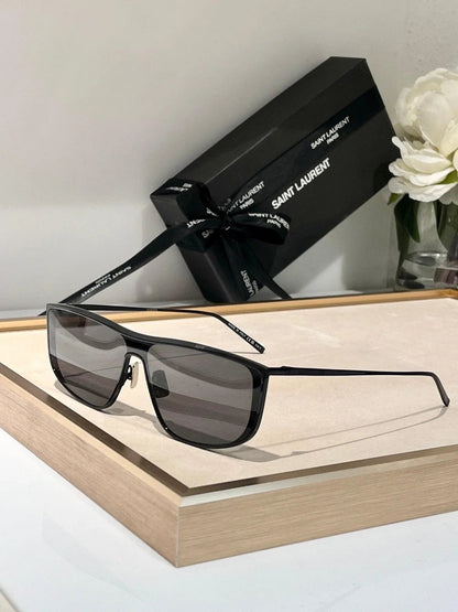 Saint Laurent SILVER-GOLD SL 605 LUNA’ Sunglasses✨