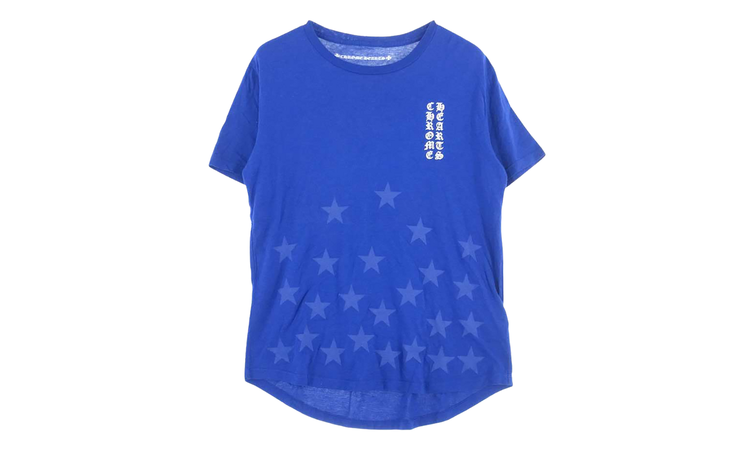 Vertical Logo Graphic Print T-Shirt "Blue" CHRM0823