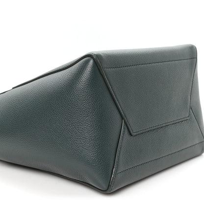 Soft Grained Calfskin Sangle Bucket Bag Amazone