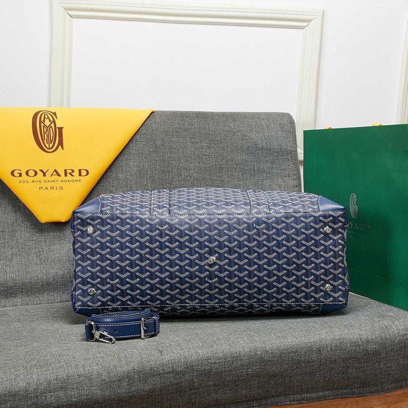 Goyard Boston 50 Bag In Goyardine Canvas Travel Bag Luggage ✨