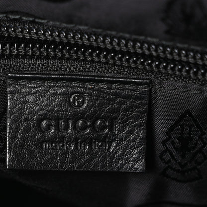 Guccissima Flat Messenger Bag Black