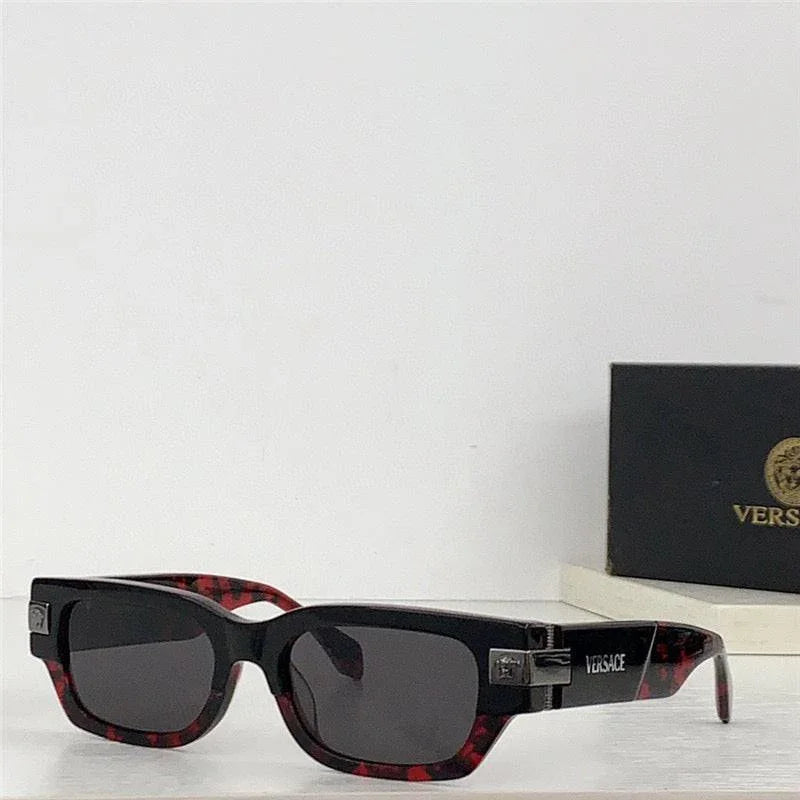 Versace VE4465 GB1/87 53-18 Rectangle Unisex SUNGLASSES ✨