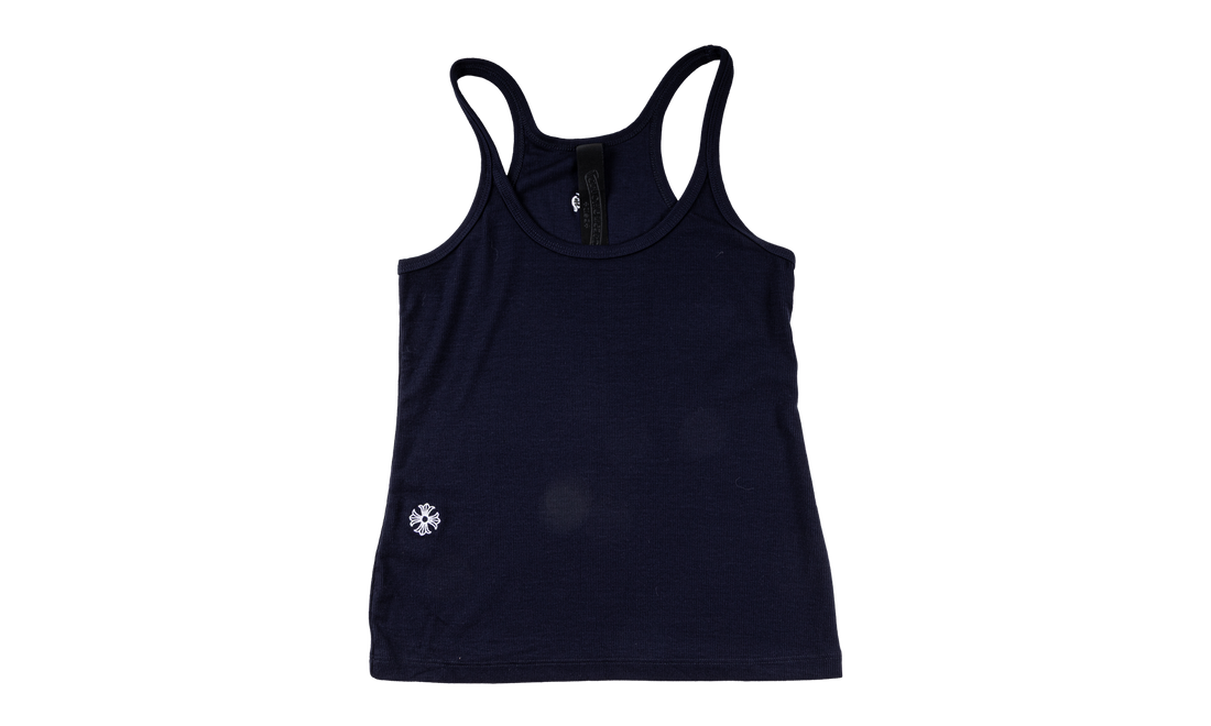 Bad Seed Embroidered Rib Tank Top WMNS "Navy" CHRM1531