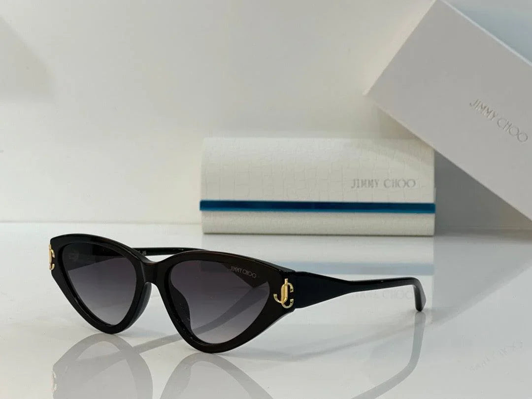 2024 Jimmy Choo JC5019 Cat Eye Sunglasses with Glitter women&