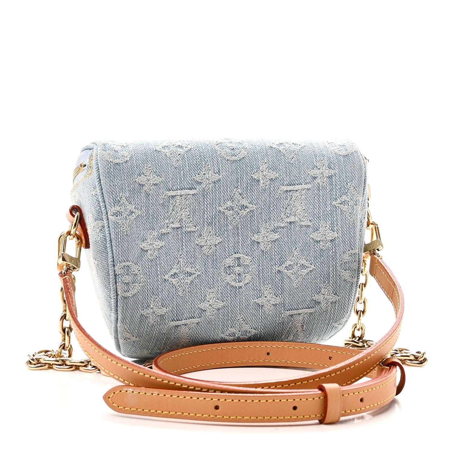 Monogram Denim Mini Bumbag Sky Blue
