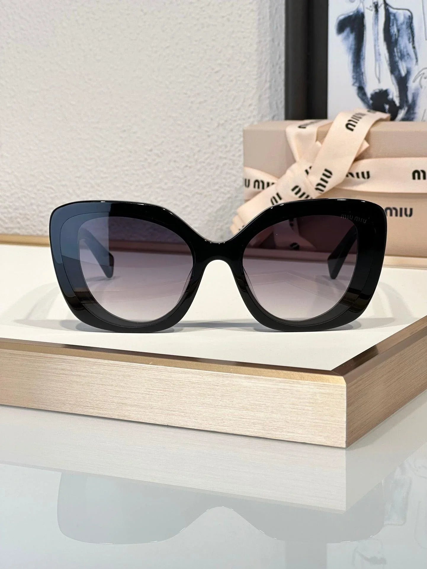 New Season Miu Miu LOGO SMU 06X Women's Sunglasses✨