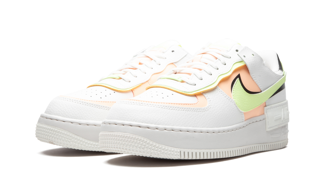 AIR FORCE 1 SHADO MNS WMNS "White / Barely Volt / Crimson Tint" CI0919 107