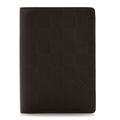 Damier Infini Passport Cover Meteor