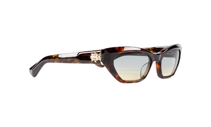 Hallla Baluuuu Cat Eye Sunglasses "Brown" CHRM1284