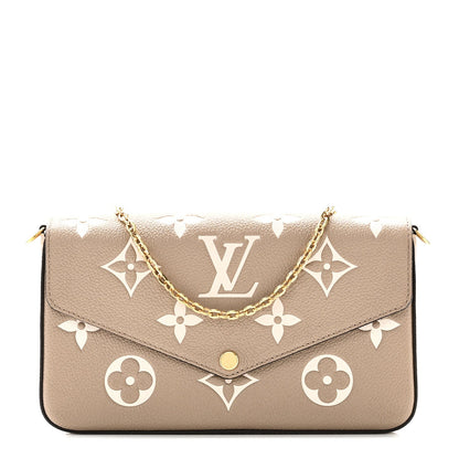 Empreinte Monogram Giant Felicie Pochette Tourterelle Creme