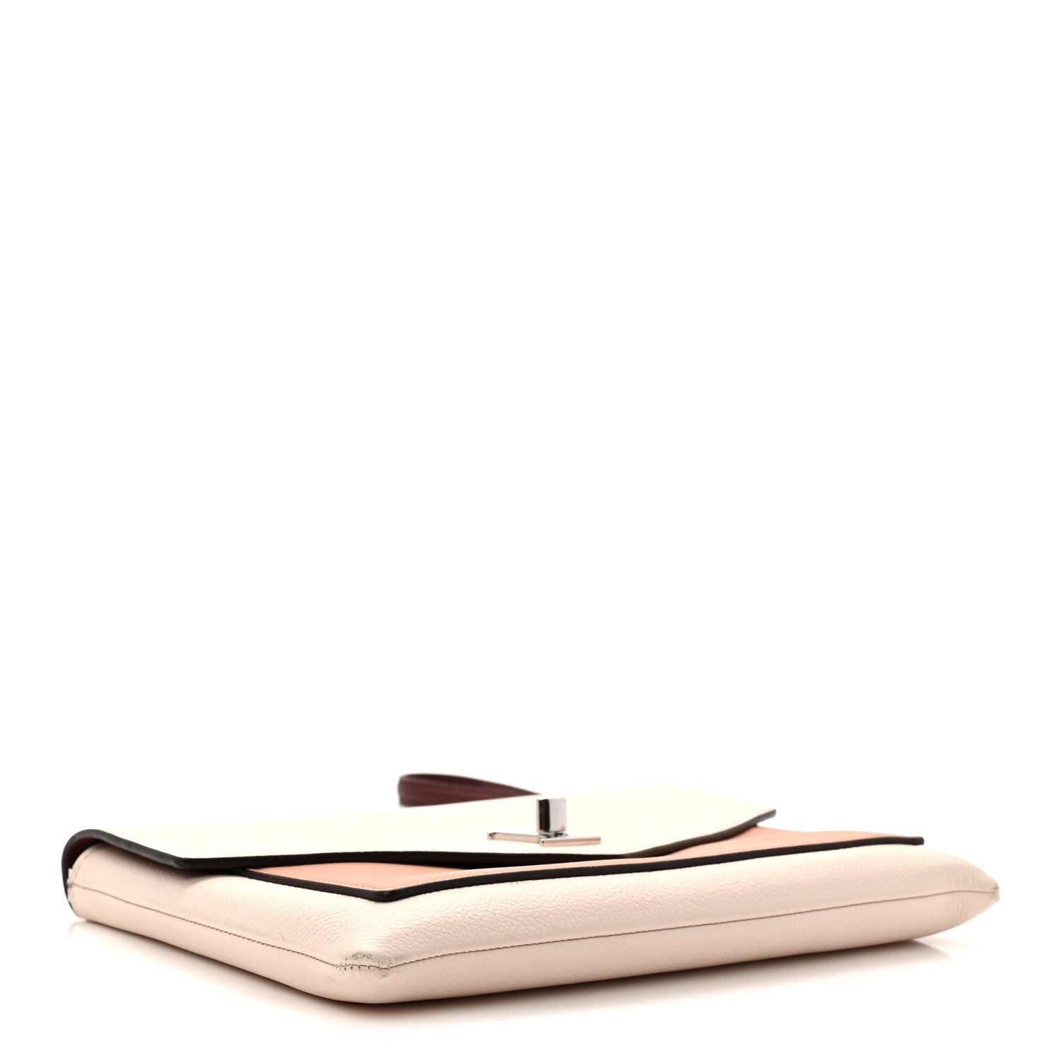 Soft Calfskin My Lockme Pochette Rose Silk Quartz