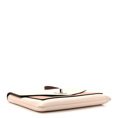 Soft Calfskin My Lockme Pochette Rose Silk Quartz
