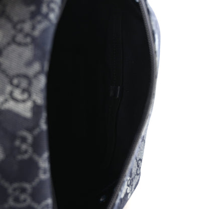 Denim GG Monogram Camouflage Belt Bag Blue