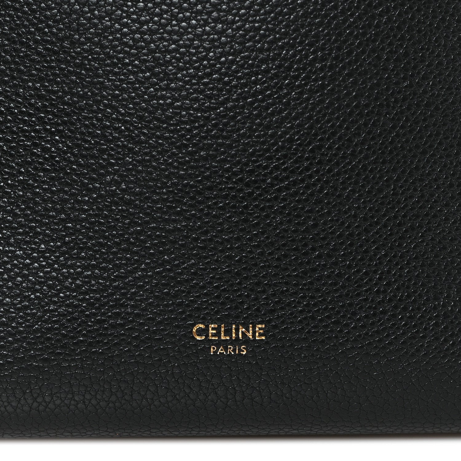 Soft Grained Calfskin Small Sangle Bucket Bag Black
