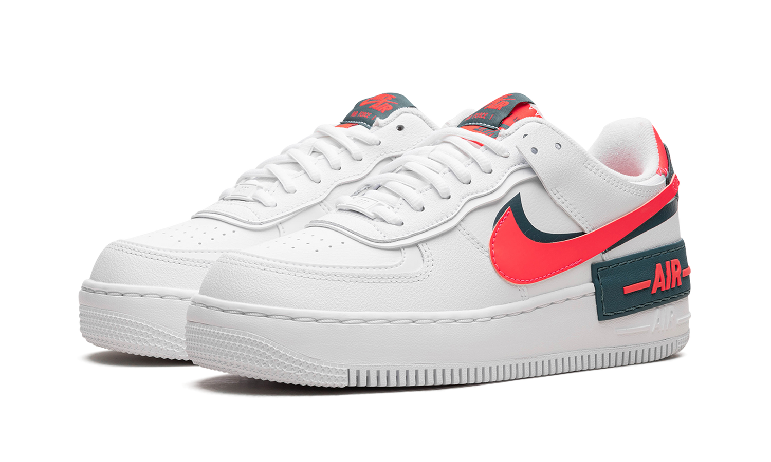 AIR FORCE 1 SHADO NMS WMNS "White Solar Red" DB3902 100
