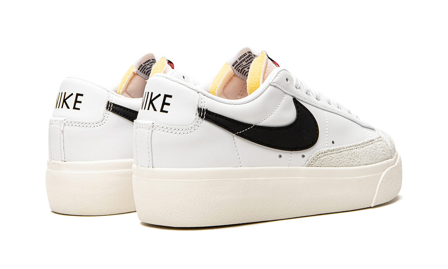 BLAZER LO PLATFORM MNS WMNS "White Black" DJ0292 101