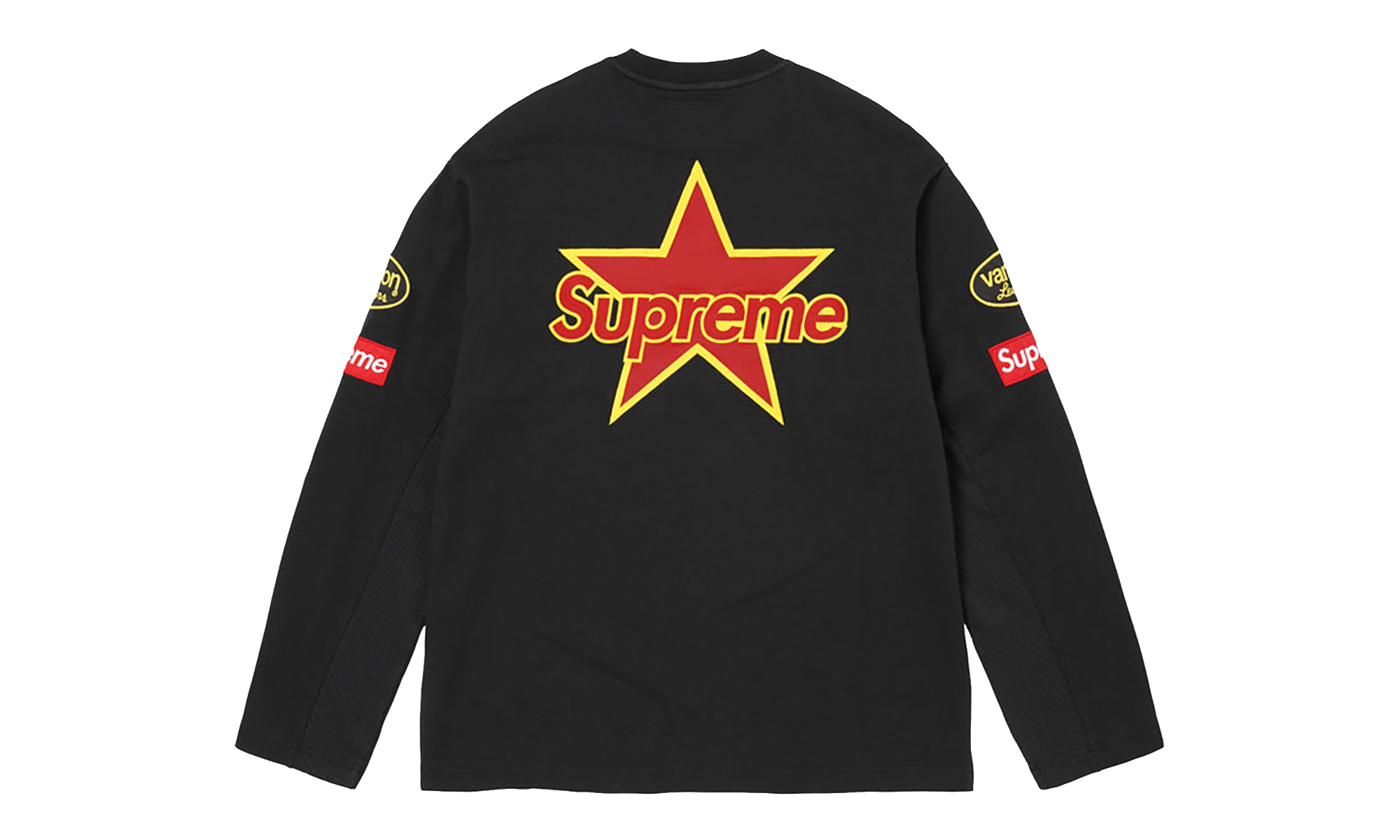Vanson Leathers® L/S Top "SS26 - Black" SU27022