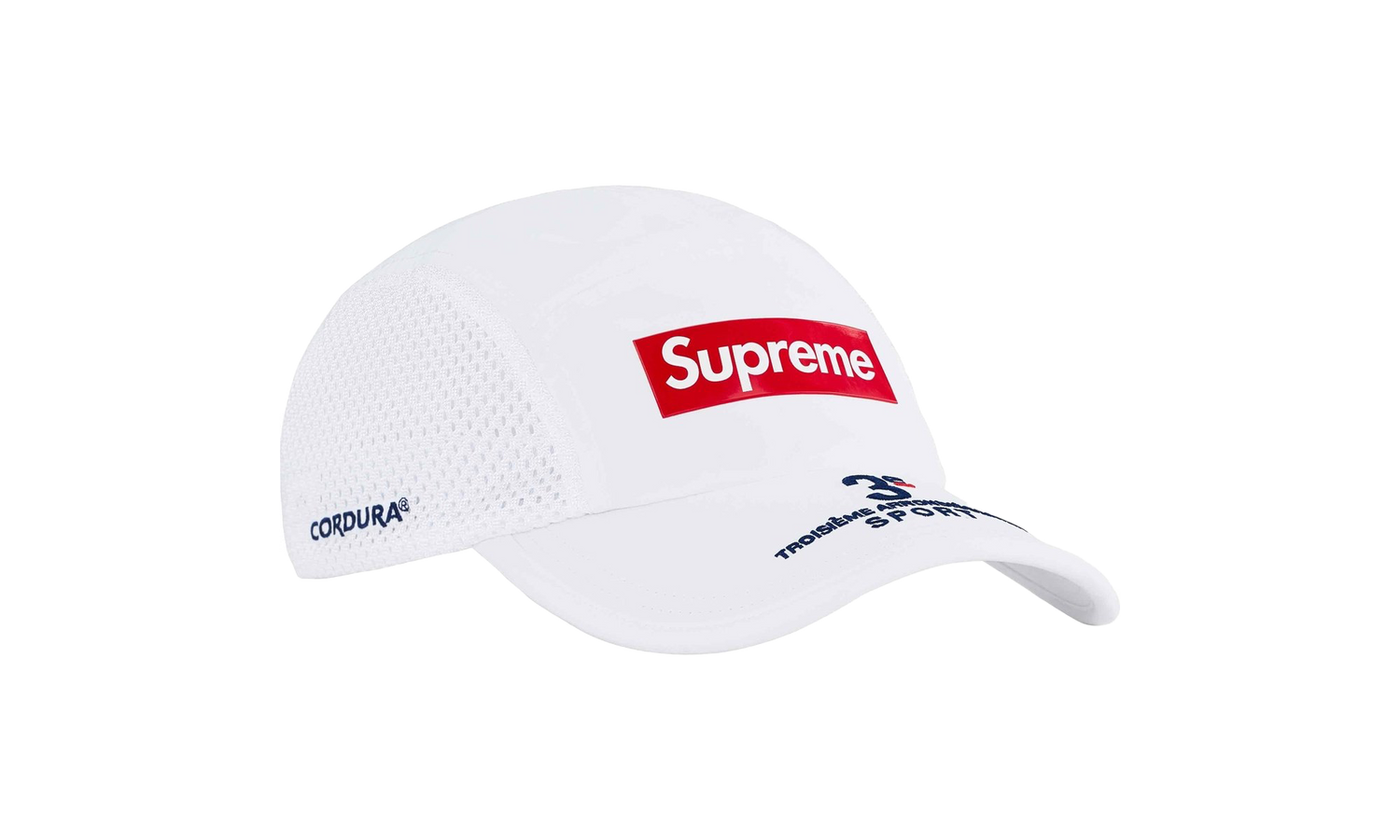 Mesh Side Panel Camp Cap "SS25 - White" SU25731