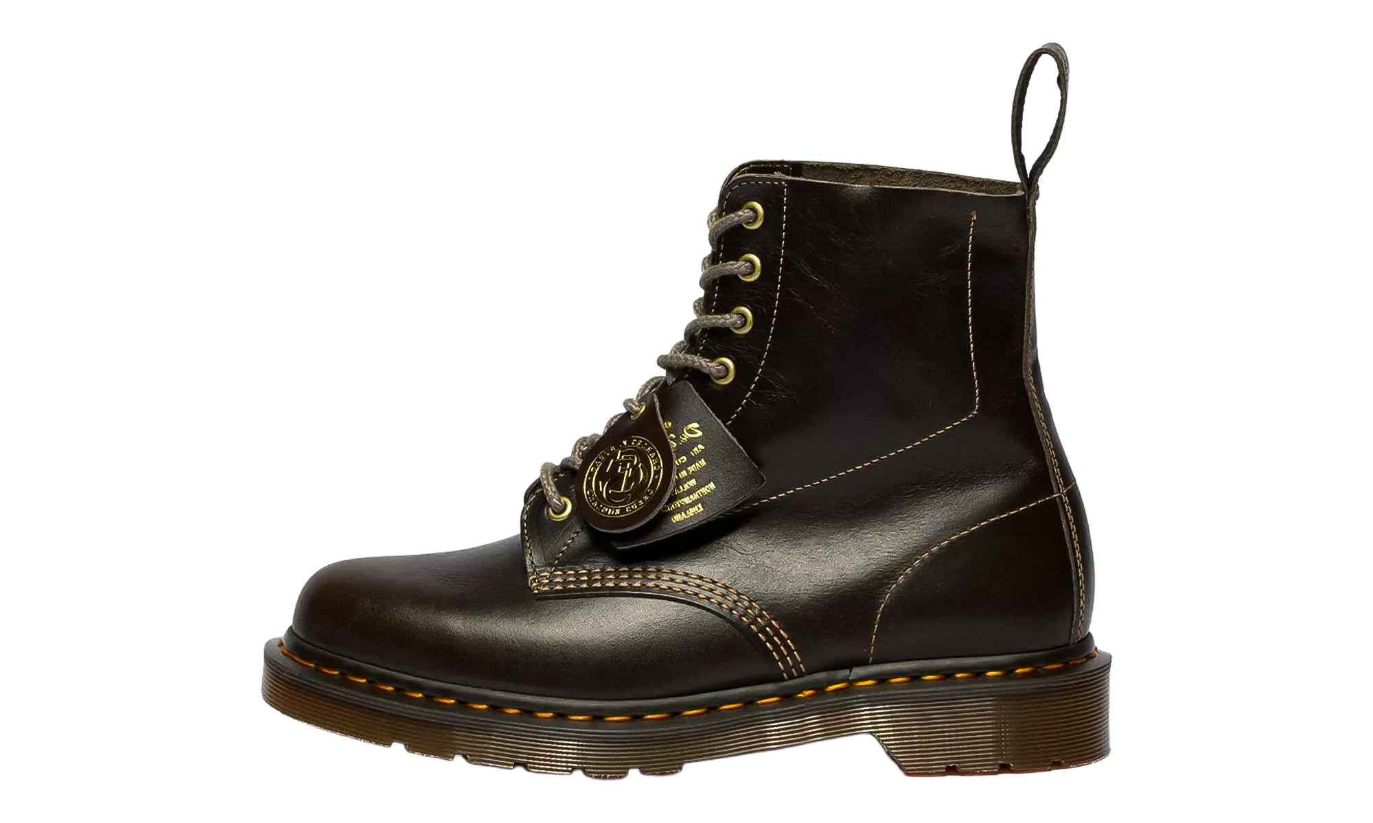 1460 Classic Calf Leather Boots "Sepia Grey — Classic Calf" 42468021