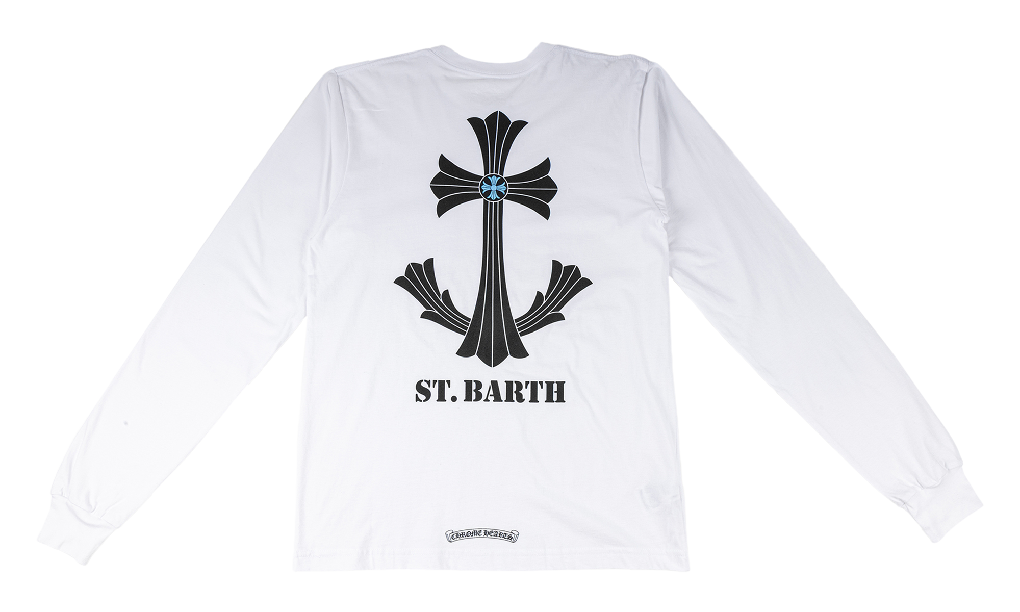 St. Barth Exclusive Cross Logo L/S "White" CHRM1544
