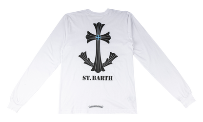 St. Barth Exclusive Cross Logo L/S "White" CHRM1544