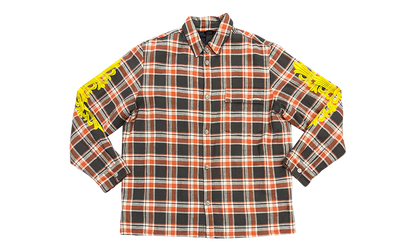 Flannel Jacket "Orange / Grey" CHRM0844