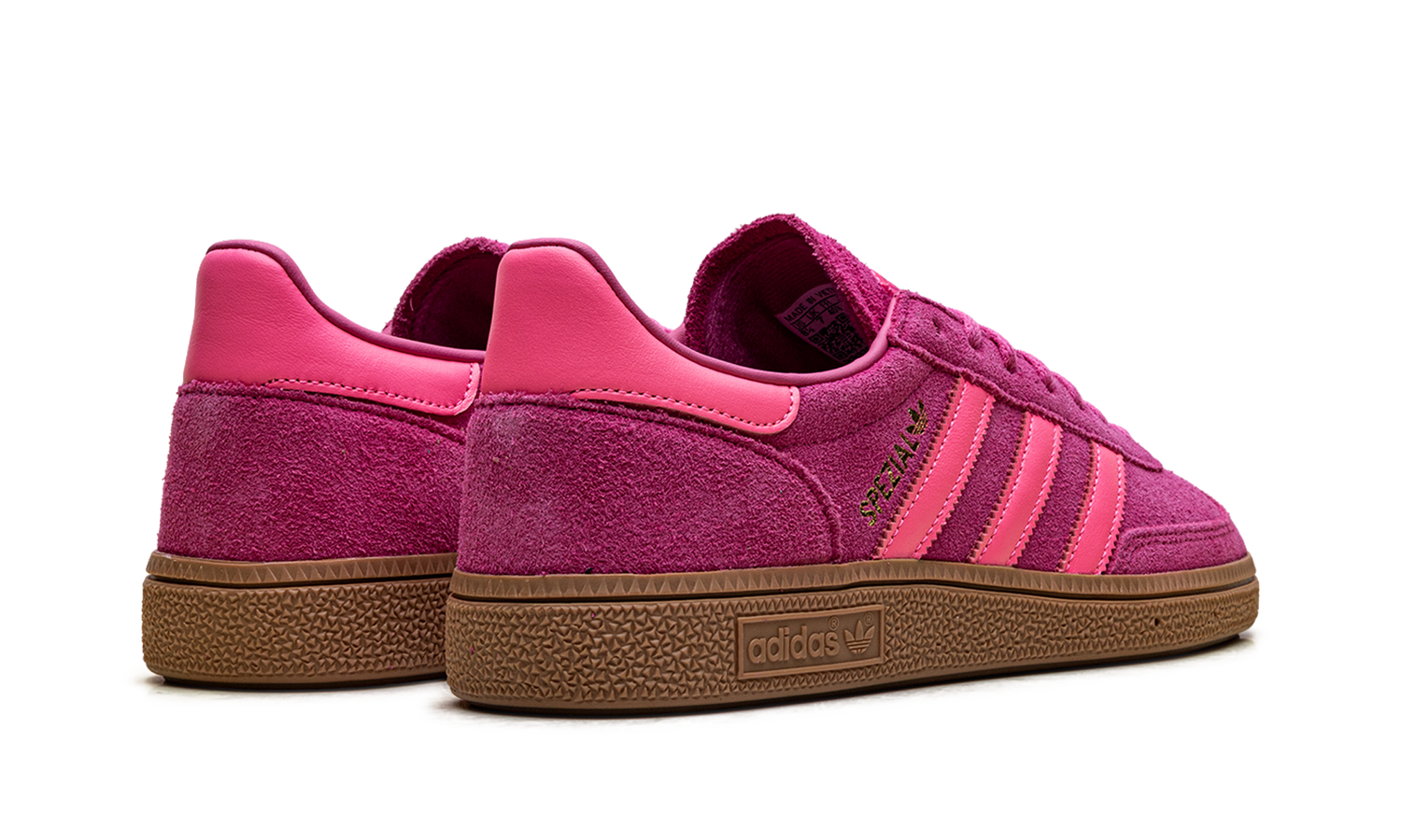 Handball Spezial WMNS "Semi Lucid Fuchsia Lucid Pink Gold Metallic" JQ7262