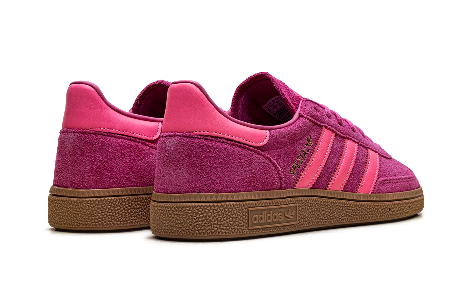 Handball Spezial WMNS "Semi Lucid Fuchsia Lucid Pink Gold Metallic" JQ7262