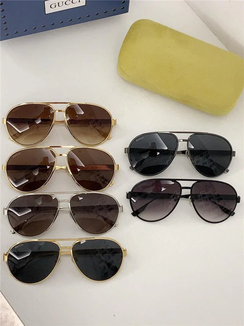 New Season Gucci 1513S Eyewear navigator-frame Sunglasses  ✨