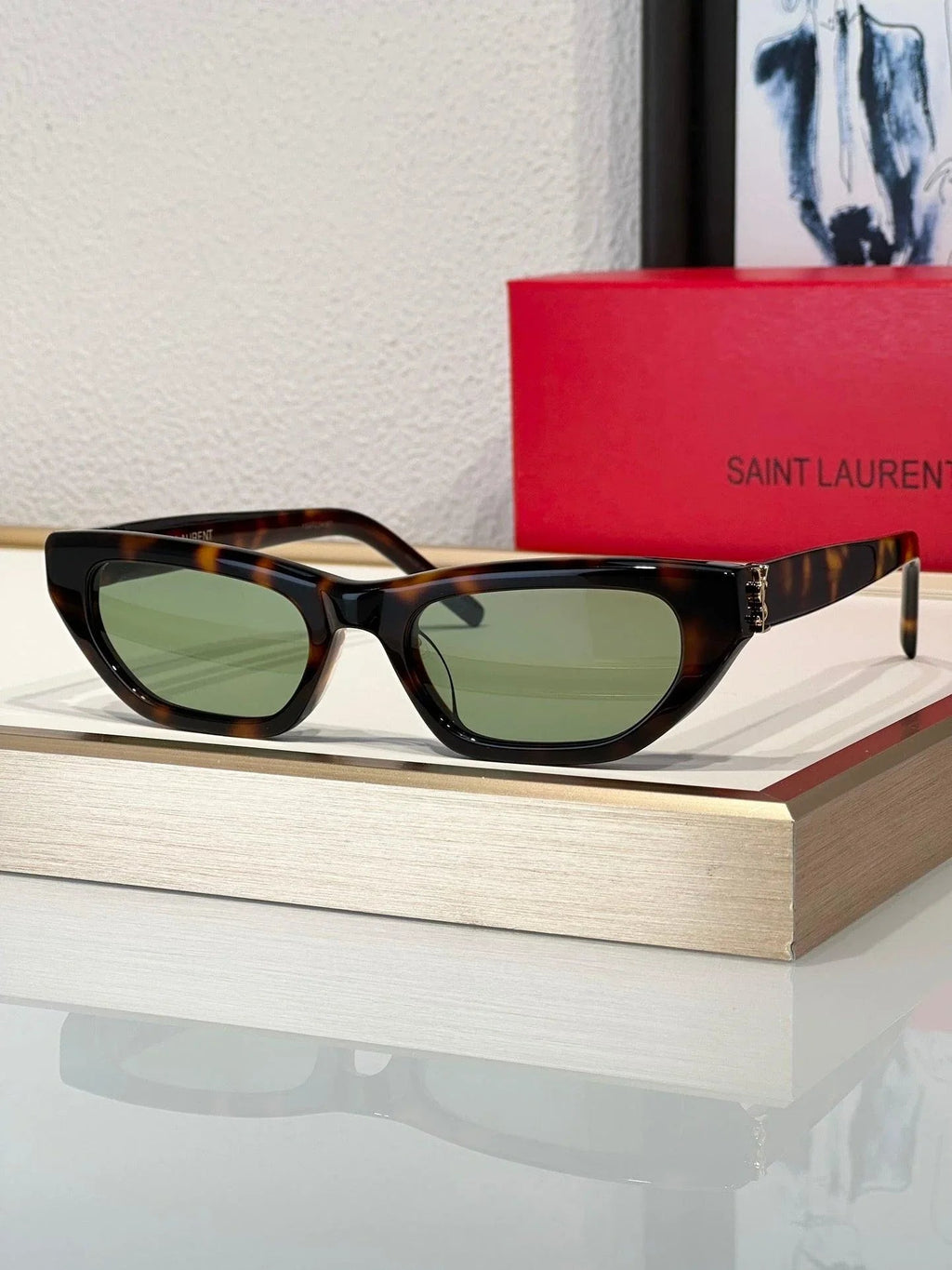 YSL Saint Laurent SL M126 cat-eye sunglasses ✨