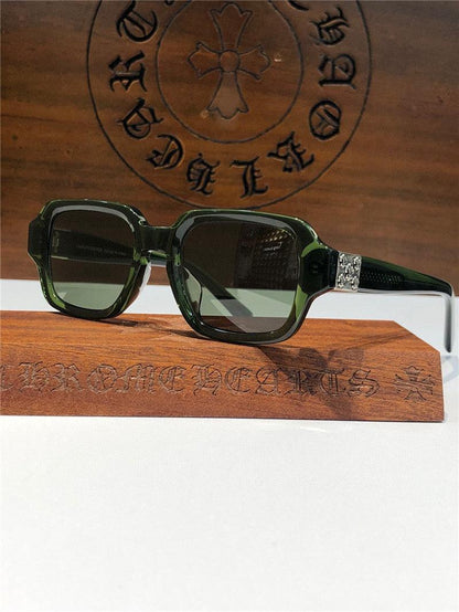 Chrome Hearts TV PARTY matty boy square-frame tinted sunglasses🔱