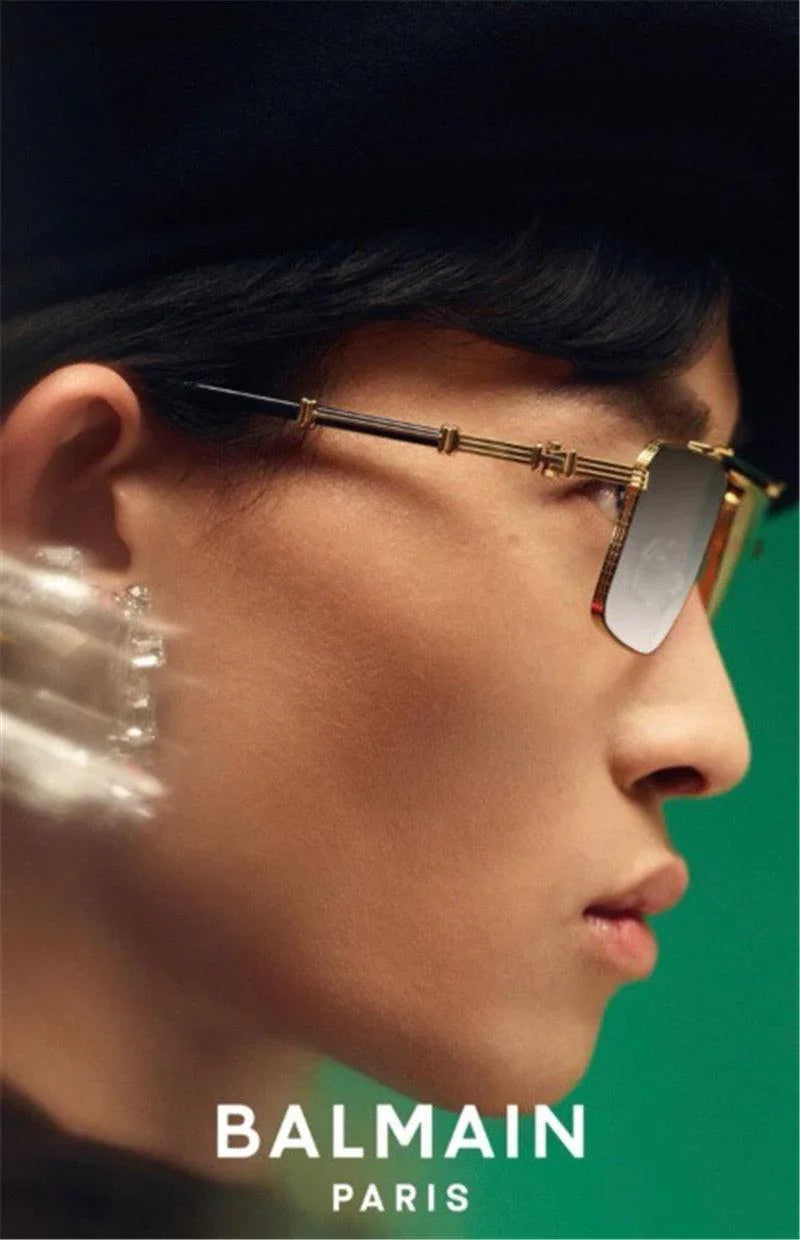 BALMAIN BPS-149C Gold-Silver Sunglasses  ✨